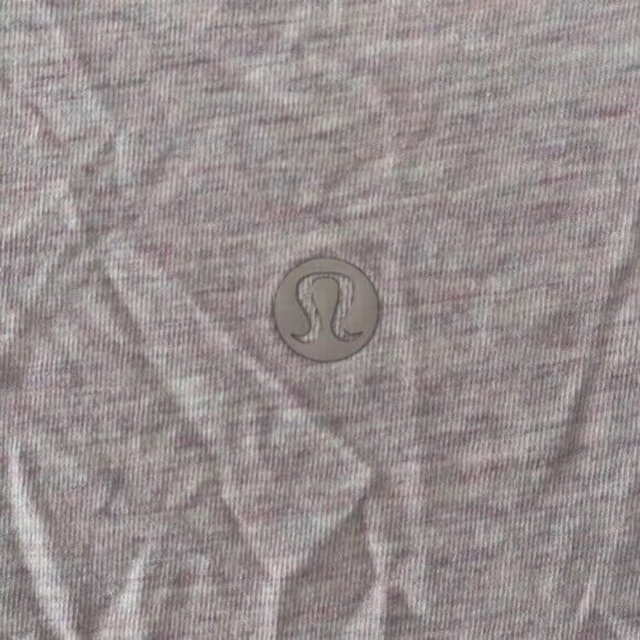 S5 Lululemon Knot A Problem Tie Front V Neck Tank Heathered Petals Pink 8/10 - Picture 4 of 6